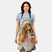 Festliche Weihnachten Schürze (Getragen)