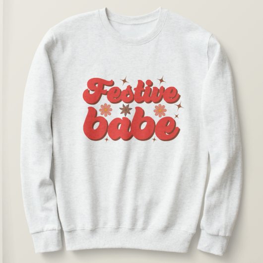 Festliche Weihnachten Sweatshirt (Design vorne)
