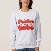 Festliche Weihnachten Sweatshirt (Vorderseite)