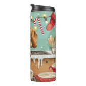 Festliche Weihnachten Thermosbecher (Nach rechts gedreht)