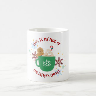 Festliche Weihnachts-Cheer-Tasse mit Gingerbread M Kaffeetasse