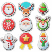 🎄 Festliche Weihnachts-Elemente-Set ✨ Aufkleber (Vorderseite)