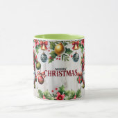 Festliche Weihnachts-Gnome-Tasse Tasse (Zentrum)