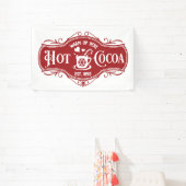 Festliche Weihnachts-Hot-Kakao-Bar Banner (InSitu)