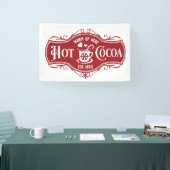 Festliche Weihnachts-Hot-Kakao-Bar Banner (Messe)