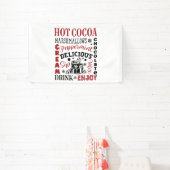 Festliche Weihnachts-Hot-Kakao-Bar Banner (InSitu)