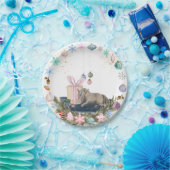 Festliche Weihnachts-Pappteller mit Pferdebild Pappteller (Party)