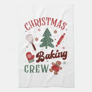 Festliche Weihnachtsbäckerkunst Crew Geschirrtuch