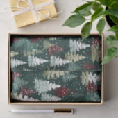 Festliche Weihnachtsbaumen Winterschneeferien Seidenpapier (Geschenk)
