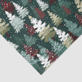 Festliche Weihnachtsbaumen Winterschneeferien Seidenpapier (Detail)