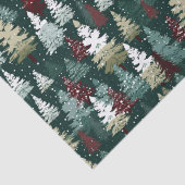 Festliche Weihnachtsbaumen Winterschneeferien Seidenpapier (Detail)