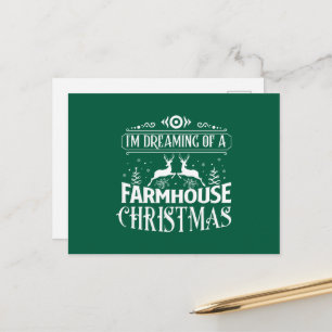 Festliche Weihnachtsbaumkunst Feiertagspostkarte