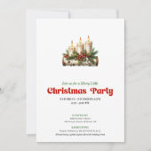 Festliche Weihnachtsdekoration Einladung Digitalda (Vorderseite)