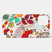 Festliche Weihnachtselemente Nahtloses Design Case-Mate iPhone Hülle (Rückseite (Horizontal))