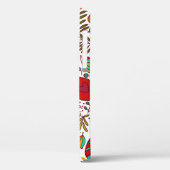 Festliche Weihnachtselemente Nahtloses Design Case-Mate iPhone Hülle (Rückseite / Links)