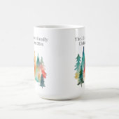 Festliche Weihnachtsfamilie der Aquarellwälder Kaffeetasse (Mittel)