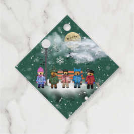 Festliche Weihnachtsfeier des Quintet Geschenkanhänger