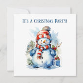 Festliche Weihnachtsfeier Einladung (Vorderseite)