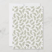 Festliche Weihnachtsfeier Feiertagskarte (Rückseite)