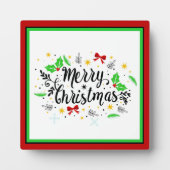 Festliche Weihnachtsfeier Fotoplatte (Vorderseite)