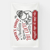 Festliche Weihnachtsfeier - Hot-Kakao-Bar Banner (Vertikal)