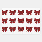 Festliche Weihnachtsfeier im 3-Pack: Personalisier Geschenkpapier Set (Vorderseite 3)