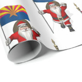 Festliche Weihnachtsfeier in Arizona Geschenkpapier (Rolleneckpunkt)
