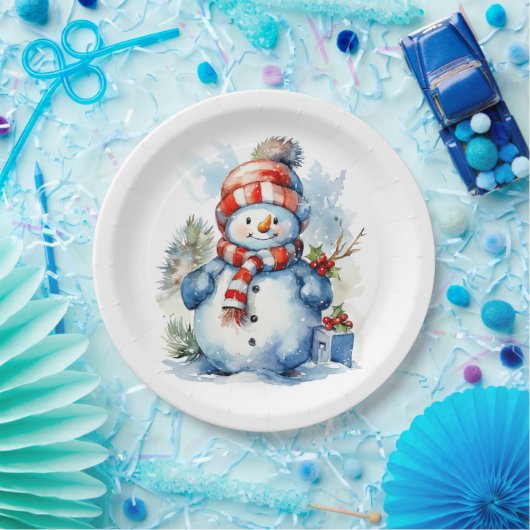 Festliche Weihnachtsfeier Pappteller (Party)