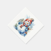 Festliche Weihnachtsfeier Serviette (Ecke)