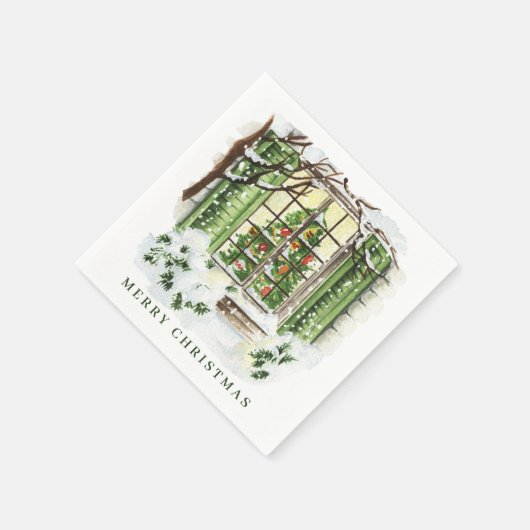 Festliche Weihnachtsfeier Serviette (Ecke)