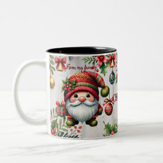 Festliche Weihnachtsfeier Tasse mit Zwergen, saiso