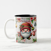 Festliche Weihnachtsfeier Tasse mit Zwergen, saiso (Links)