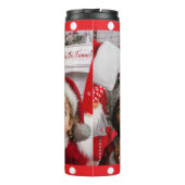 Festliche Weihnachtsfeier Thermosbecher (Rückseite)