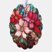 Festliche Weihnachtsfeiern Ornament Karte (Links)