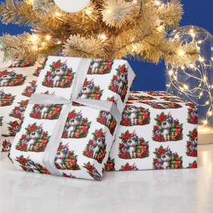 Festliche Weihnachtsfeiertage Geschenkpapier