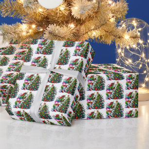 Festliche Weihnachtsfeiertage Geschenkpapier