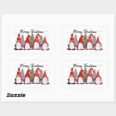Festliche Weihnachtsfeiertage Gnome Square Sticker