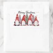 Festliche Weihnachtsfeiertage Gnome Square Sticker