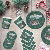 Festliche Weihnachtsfeiertage-Party Einladung