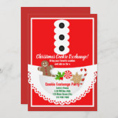 festliche Weihnachtsfeiertage Party Einladung (Vorne/Hinten)