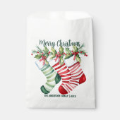 Festliche Weihnachtsfeiertage Strümpfe Geschenktütchen (Vorderseite)