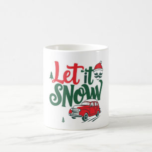 Festliche Weihnachtsfeiertage Tasse für den Feiert