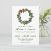 Festliche Weihnachtsfeiertage Weihnachtsfeier Einladung (Stehend Vorderseite)