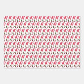 Festliche Weihnachtsfeiertage-Zwerge gekachelt Geschenkpapier Set (Vorderseite)