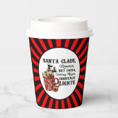 Festliche Weihnachtsfilme Feier Pappbecher (Rückseite)