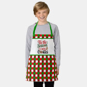 Festliche Weihnachtsgebäck Saison Schürze (Getragen)