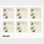 Festliche Weihnachtsgeschenke Aufkleber (Blatt)