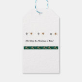 Festliche Weihnachtsgeschenke Geschenkanhänger (Rückseite)