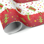 Festliche Weihnachtsgeschenke Geschenkpapier (Rolleneckpunkt)