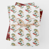 Festliche Weihnachtsglocken Geschenkpapier Set (Beispiel)